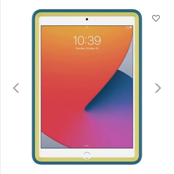 NWT Otterbox iPad case 7/8/9, Galaxy Runner Blue & alpha glass screen protector - Picture 2 of 9